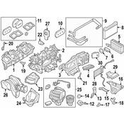 BMW HVAC Unit Case - Genuine BMW 64119241195