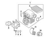 BMW Intake Silencer Right (Cyl 7-12) - Genuine BMW 13717580634