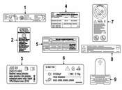 BMW AC System Information Label - Genuine BMW 71236995660