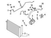 BMW A/C Refrigerant Hose - Genuine BMW 64539155346