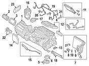 BMW HVAC Control Module - Genuine BMW 64115A9C800