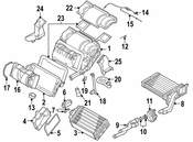 BMW Actuator For Fresh Air Flap - Genuine BMW 64116908979