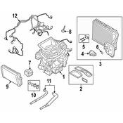 BMW HVAC Unit Case - Genuine BMW 64119361727