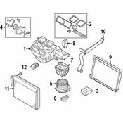 BMW Set Small Parts F Air Cond.Adjust.Lever - Genuine BMW 64116950991