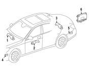 Mercedes Keyless Entry Sensor - Genuine Mercedes 0009053419