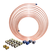Nickel Copper Brake Line Coil and Tube Nut Kit - AGS Solutions CNC-425K