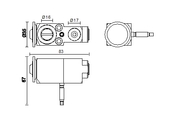 BMW A/C Expansion Valve - Mahle Behr 351009541
