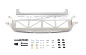 BMW V2 Engine Oil Cooler Guard (Raw Aluminum) - Fall-Line Motorsports FLM-F8X-3FSKID-V2