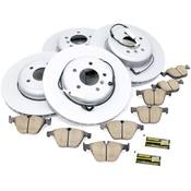 BMW Brake Kit - Zimmermann/Akebono 34116763824KTFR