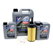 BMW 10W40 Oil Change Kit - Liqui Moly 11427510717KT3